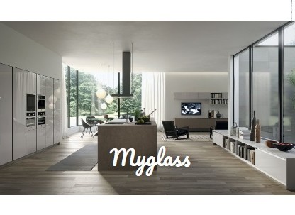 Дизайнерская кухня Myglass